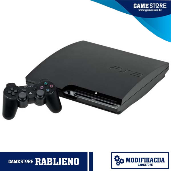 Sony PlayStation 3 (PS3) Slim 160GB + modifikacija + igre (Rabljeno) - Slika 2
