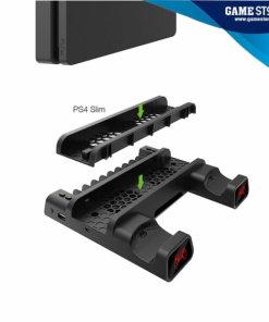 Alternative view of Dobe stalak s hlađenjem i punjač za PS4 Slim, PS4 Fat i PS4 Pro
