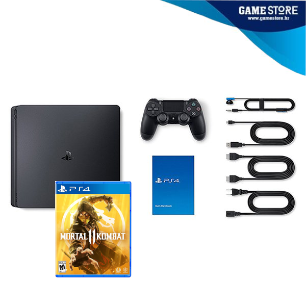 Sony PlayStation 4 (PS4) Slim 500GB + Mortal Kombat 11 - Slika 2