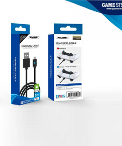 USB KABEL TIP C ZA PS5, XBOX, NINTENDO SWITCH KONTROLER DOBE 3 m CRNI TY-0803