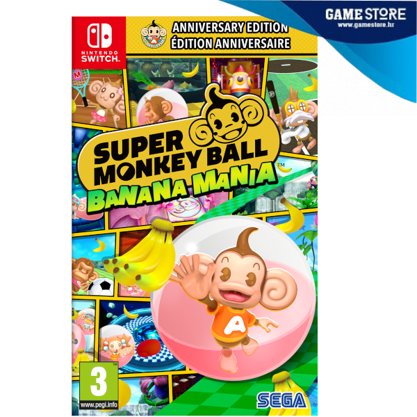 NS igra Super Monkey Ball Banana Mania Launch Edition