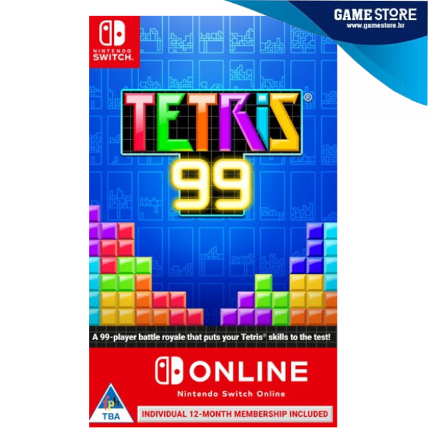 NS igra Tetris 99 NSO 12 Months Membership Limited Edition