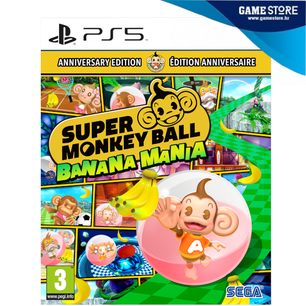 PS5 Super Monkey Ball Banana Mania Launch Edition