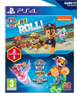 PS4 Paw Patrol On a Roll & Mighty Pups Save Adventure Bay Bundle